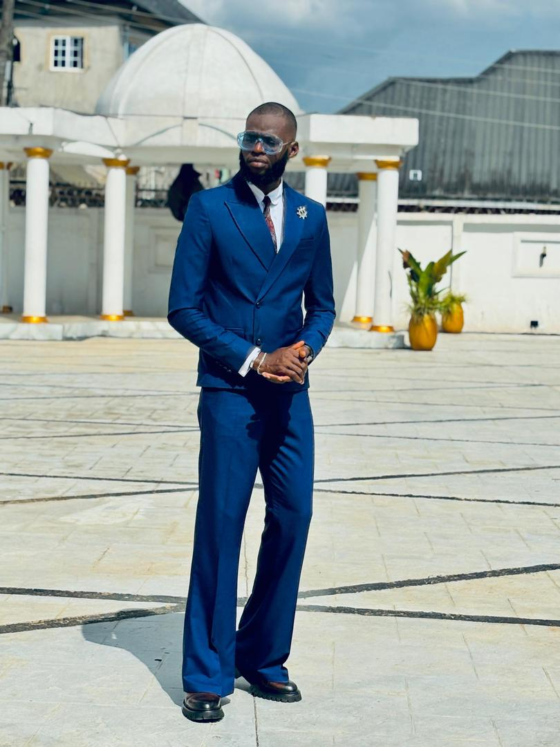 Cobalt Double-Breasted Suit