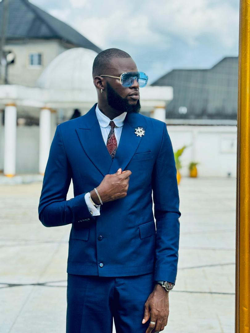Cobalt Double-Breasted Suit